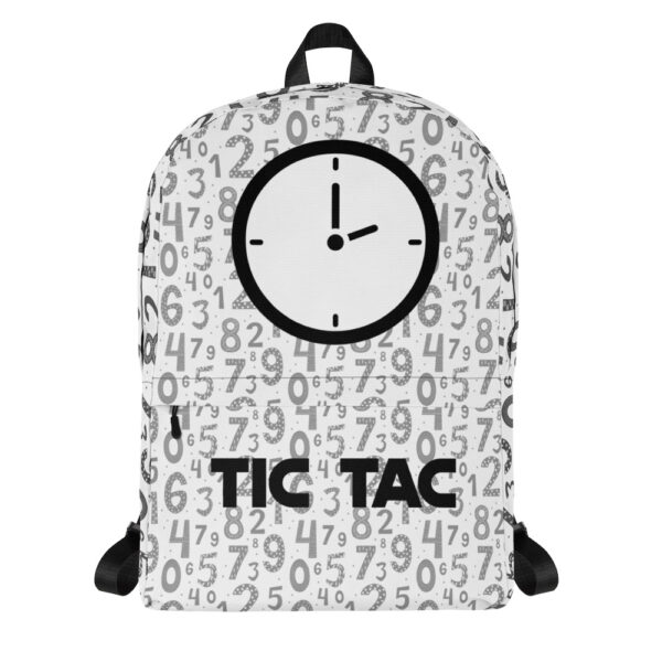 A Watch And A Set Of Numbers Backpack - Image 2