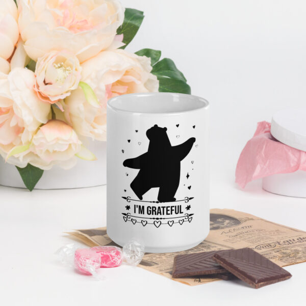 Grateful Dead Bears White glossy mug - Image 6